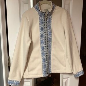 Nordic LL Bean Fleece Full Zip Jacket‎